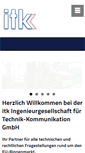 Mobile Screenshot of itk-kassel.de